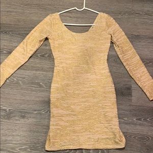 NEVER WORN gold dress